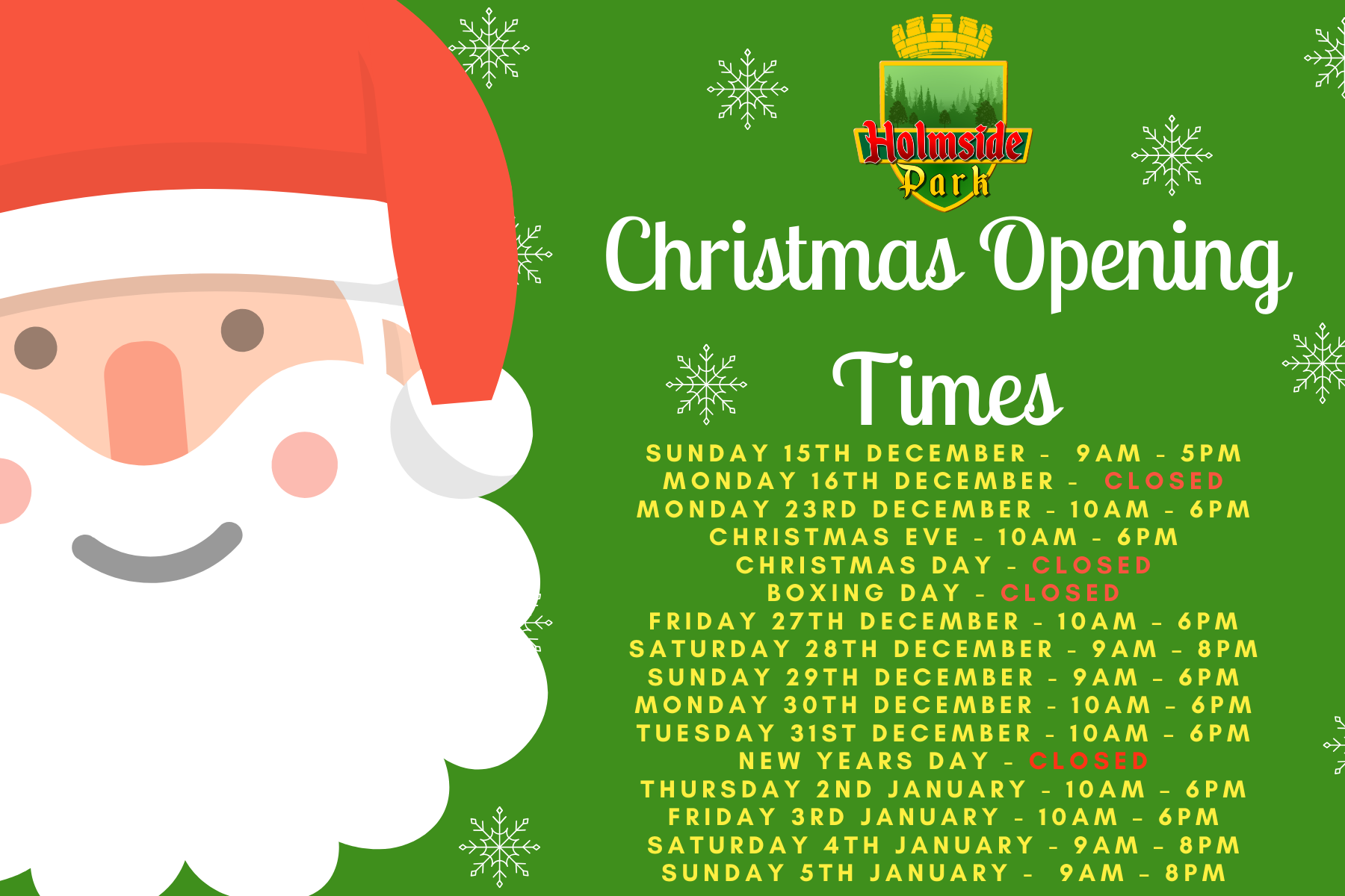 Christmas Opening Times 2019 (3)