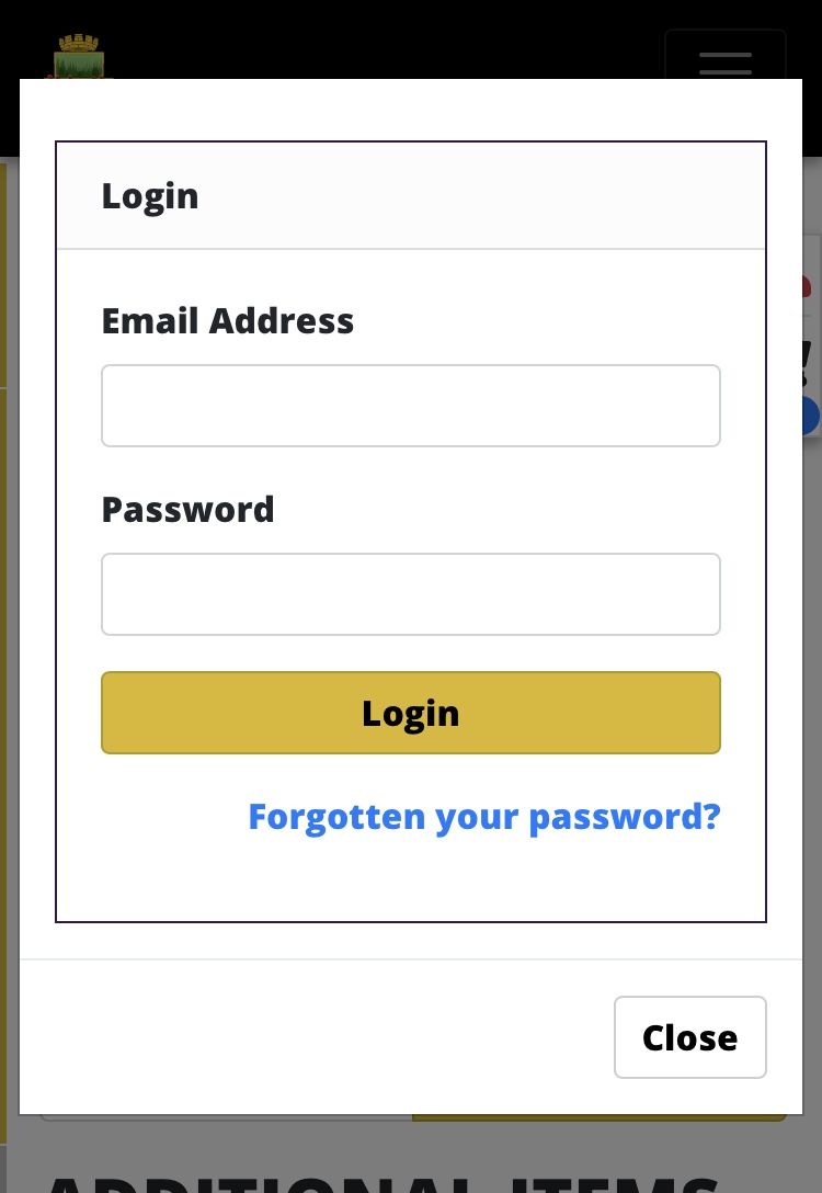 Enter Login Details