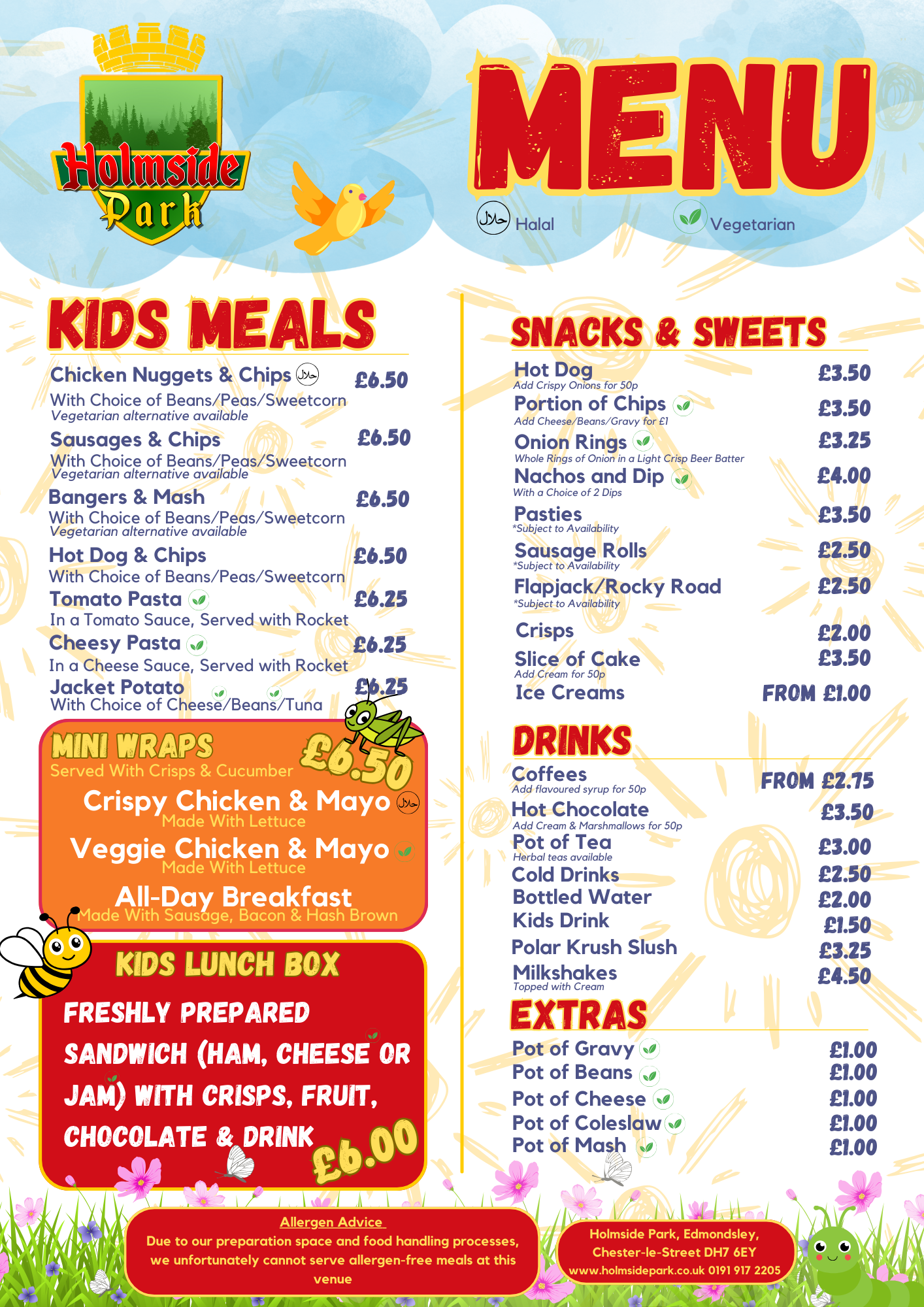 Kids Menu